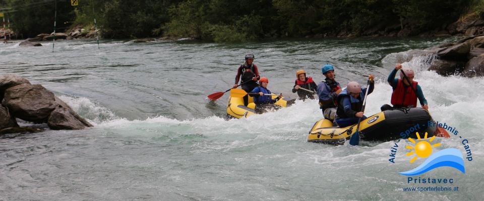  Mit dem MiniRaft ohne Guide 